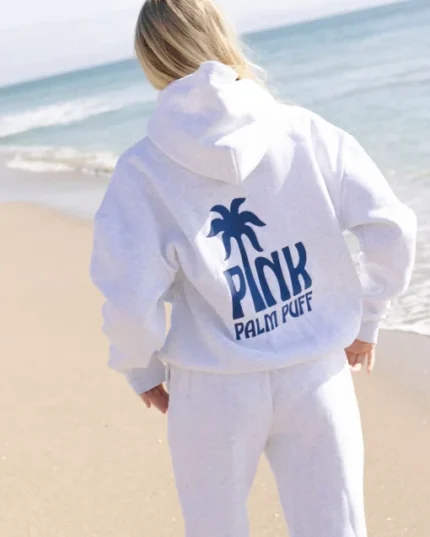 Classic Puff Hoodie in Cloud Back full view 510x637