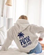 Classic Puff Hoodie in Cloud back closeup 510x637