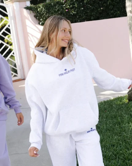 Classic Puff Hoodie in Cloud front full view 510x638