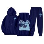 Everythings Comes In Waves Navy Blue Tracksuit