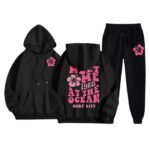 Meet Me At The Ocean 1968 Black Tracksuit
