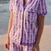 Soft Cozy – Pink Palm Pajamas for Nighttime Relaxation 100x100